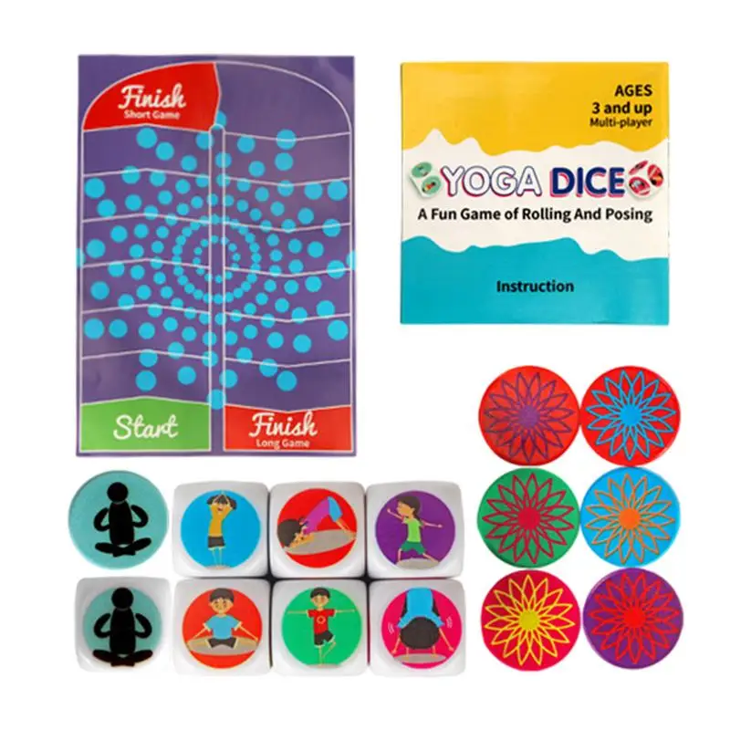 

Exercise Dice For Kids Fun Kid Yoga Dice Yoga Accessories Educational Kids Fitness Equipment Fitness Dice For Kids Family