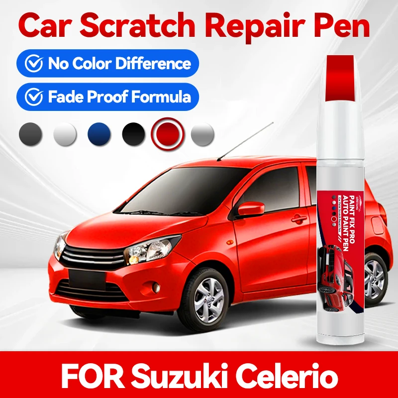 

Эксклюзивный карандаш для ремонта автомобильной краски для SUZUKI CELERIO 2008-2025: аксессуары для устранения царапин, белый ZHJ, черный Z