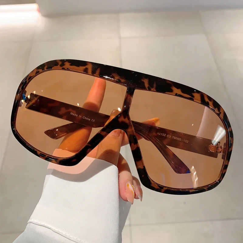 GM LUMIAS Oversize Monoblock Goggle Fashion Candy Color Outdoor Sonnenbrille Damen Trendy Luxus Design Outdoor Anti-UV Shades