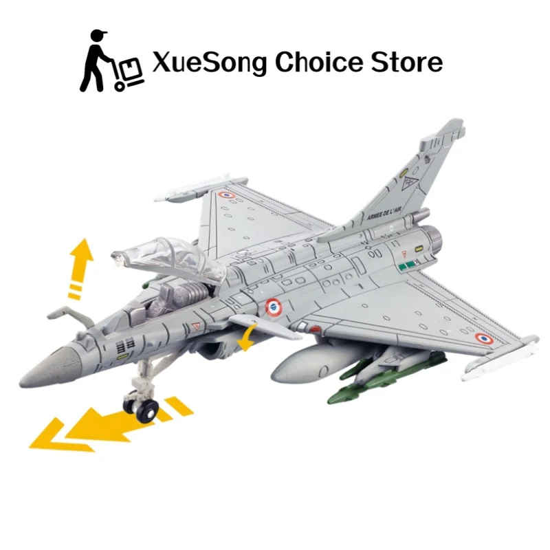 1/72 Military Series Building Blocks New Dassault Rafale Attack Aircraft Jet Model Multi-purpose Fighter Toys For Christmas Gift