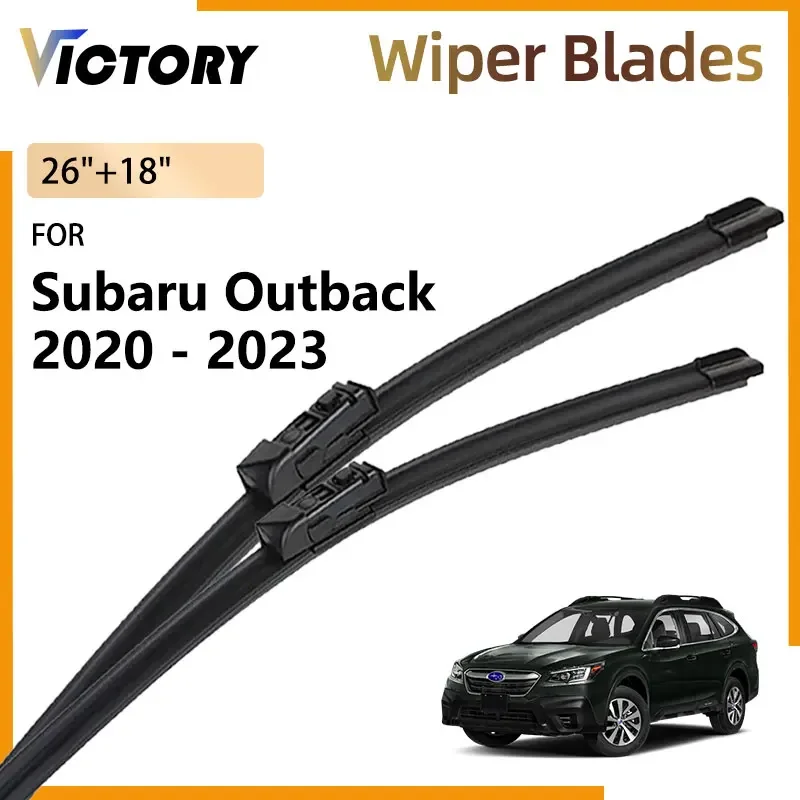 

For Subaru Outback Legacy Outback BT 2020 2021 2022 2023 Car Front Wiper Blades Windshield Windscreen Window Brushes Part 26"18"