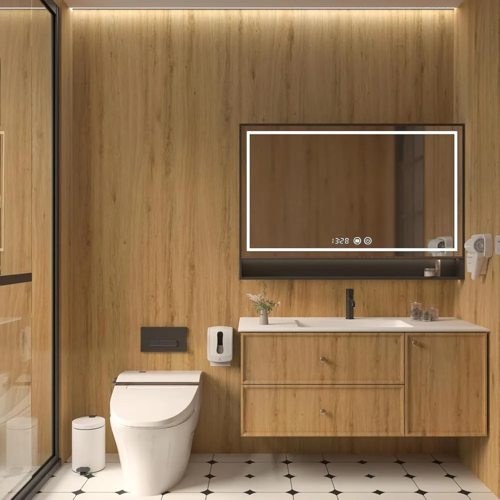 ورق اتصال خشبي بني عريض جدًا - ورق جدران من خشب البلوط ذاتي اللصق قابل للتقشير واللصق مع نسيج حبوب الخشب لديكو المنزل