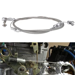 24/36 inch Itb Throttle Body Gas Cable Kit Stainless Steel Braided For 97-07 Chevrolet/Chevy LS1 Engine 4.8L 5.3L 5.7L 6.0L