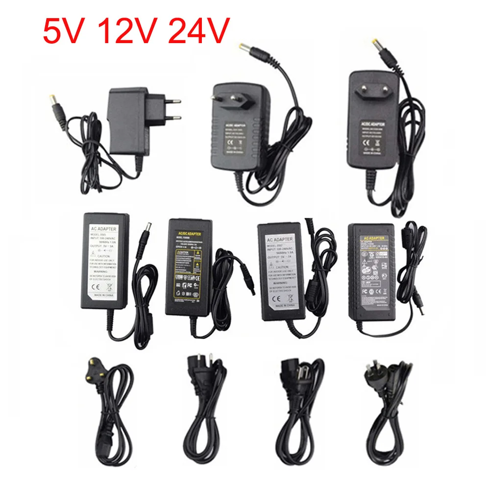 Led Power Supply DC5V 12V 1A 2A 3A 6A 8A 10A Led Transformer For WS2801 WS2812B SK6812 Led Strip