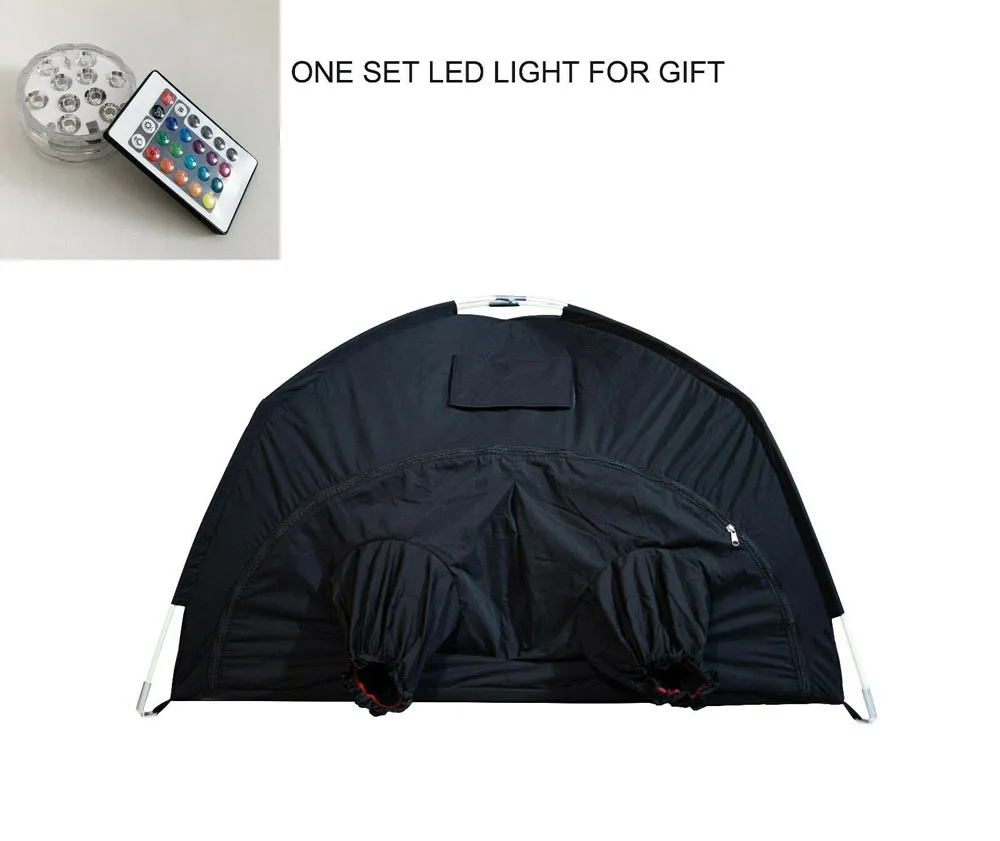 Darkroom-grande Formato Câmera Film Placa Molhada Mudando Tent Bolsa Luz Led