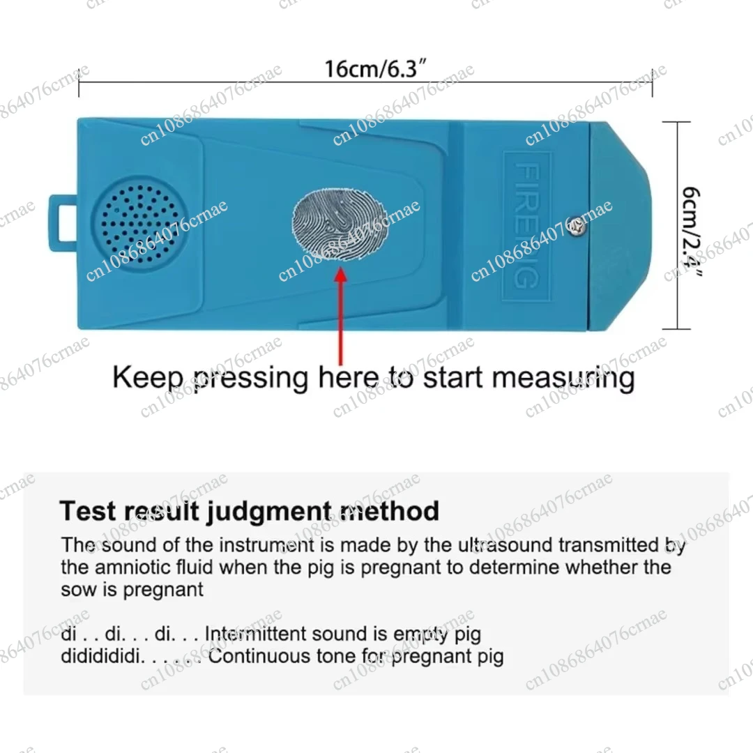 Intelligent Handheld Rechargeable Veterinary Pregnancy Detection Device for Livestock Cattle Sheep and Pigs Pregnancy Detection