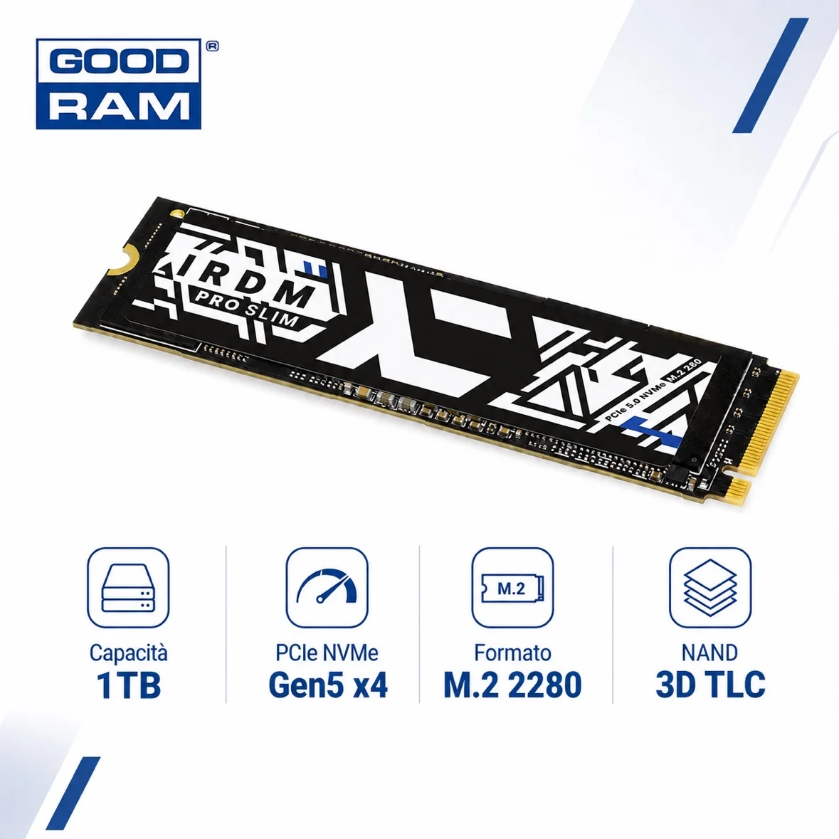 GoodRAM SSD 1TB Gen.5 - IRP-SSDPR-P54S-1K0-80