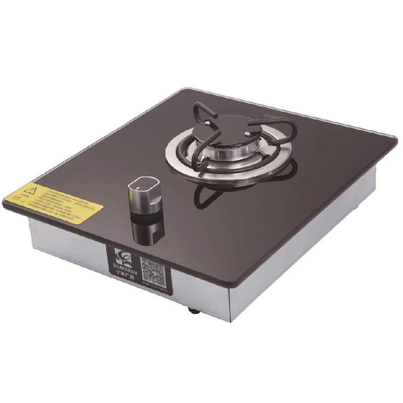 

Household Single Burner Gas Stove RV Yacht Outdoor GR-B001 Tempered Glass Panel Outdoor Camping Gas Stove