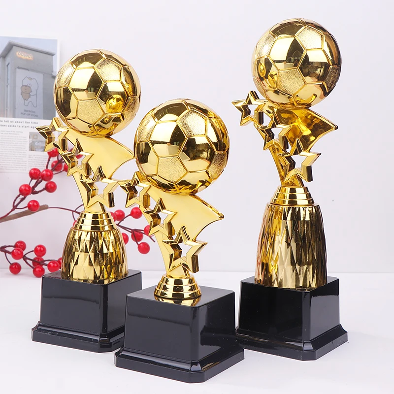 Football Ballon D'Or Creative Trophy Football Soccer Award Trophy Fans Souvenir Cup Gift Crafts Souvenirs Competition Prize Cup