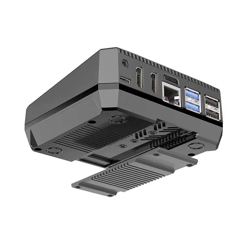 Argon ONE V3 voor Raspberry Pi 5-PCIe naar M.2 NVME SSD-uitbreidingskaart met behuizing van aluminiumlegering