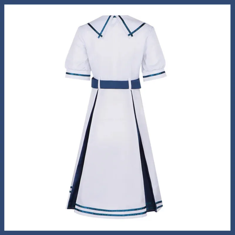 アニメバンドリ！ Ave Mujica Wakaba Mutsumi コスプレ衣装日本韓国白制服ドレスウィッグ女性かわいいスーツ