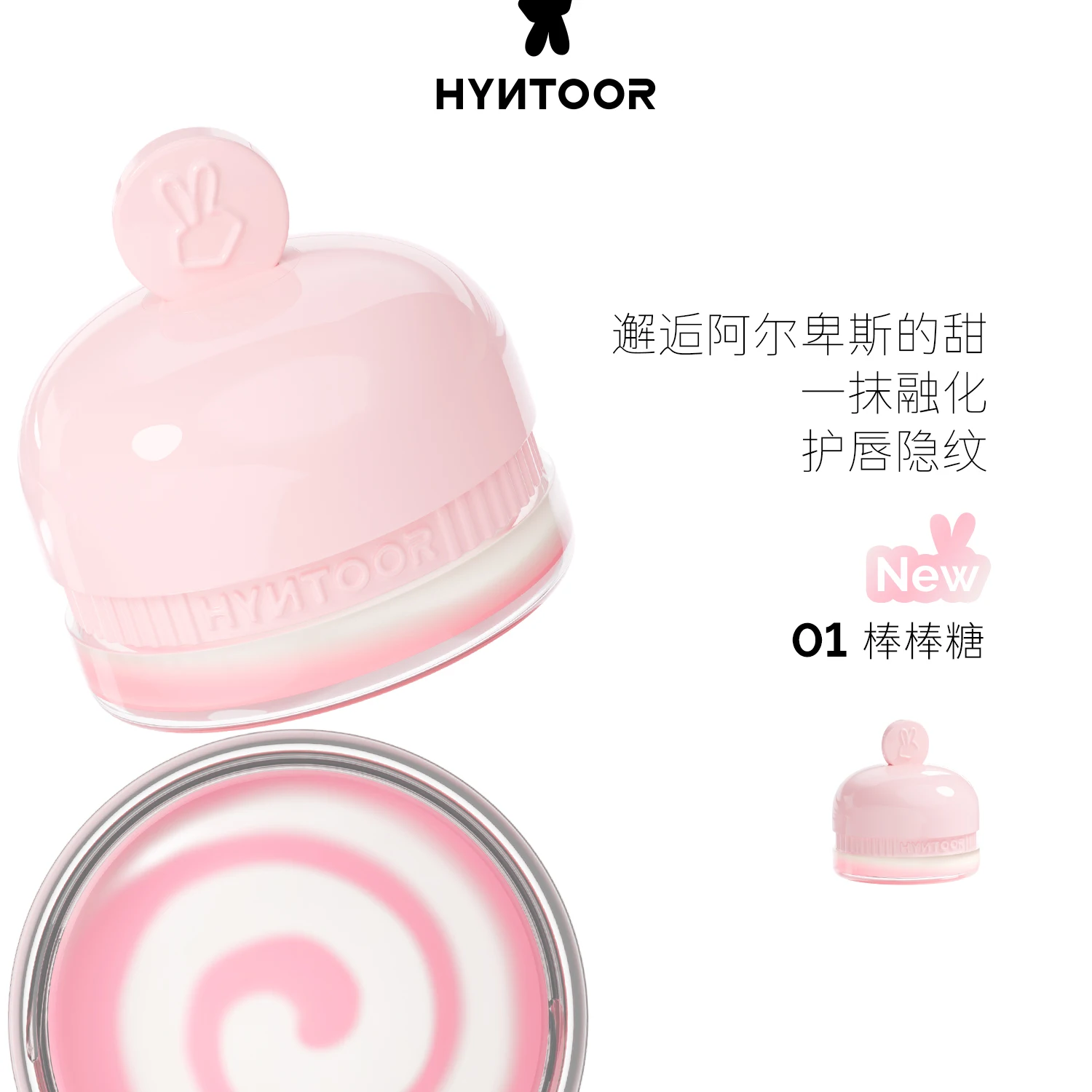

HYNTOOR Macaron Canned Lip Gloss Blush Essence Lip Brush