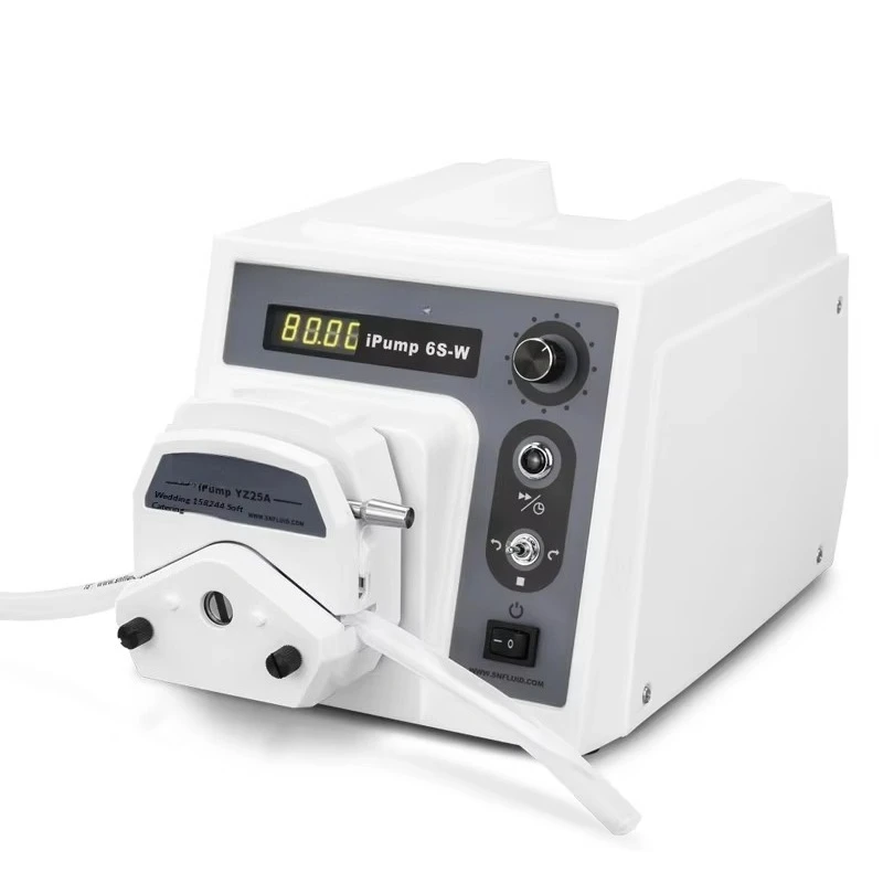 Signal High Torque Synchronous Peristaltic Pump Brushless DC Motor Drive Engineering Plastics High Precision