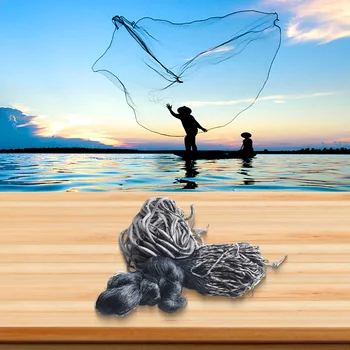 고강도 나일론 소재 낚시 그물, 낚시 그물, 낚시 그물 라인 강화, 핸드 스로우, 낚시 그물 페스카  Best5