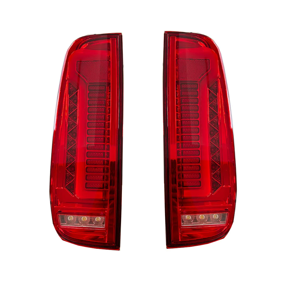 LED Taillight Assembly For Nissan Navara Frontier D40 2004 - 2014 Red/Black Tail Light Rear Lamp DRL Brake Signal Reverse Light