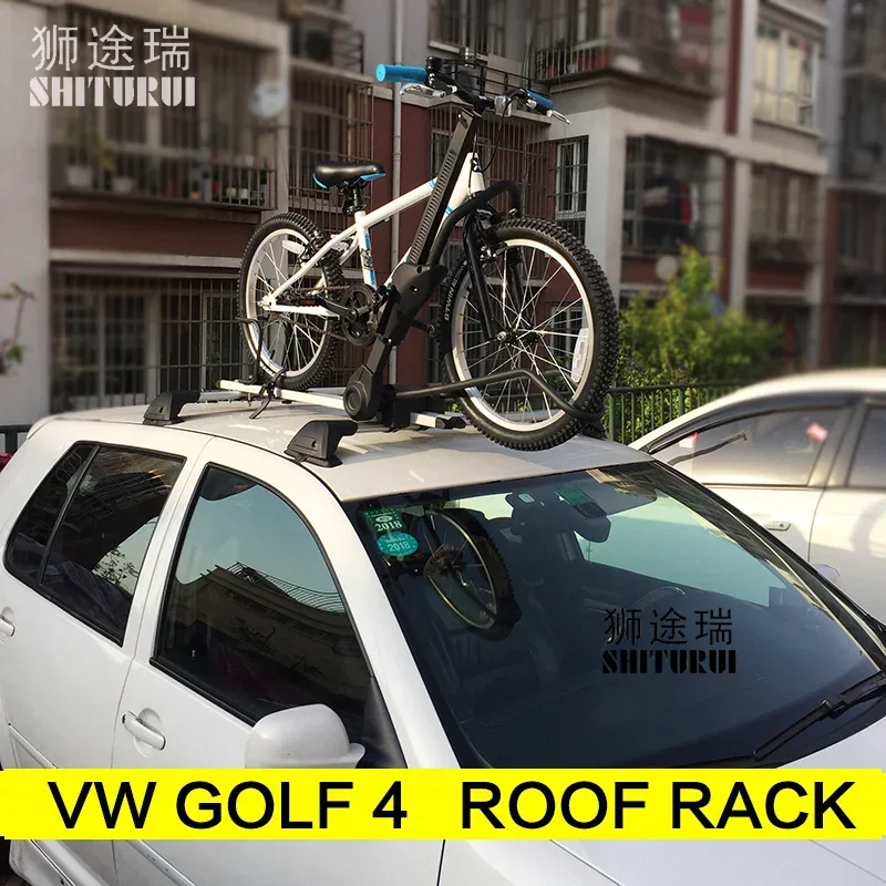 For VOLKSWAGEN GOLF 4 IV Jet.ta IV Bora Variant  Roof Bar Car Special Aluminum Alloy Belt Lock Led Shooting RACK CORSS Rack