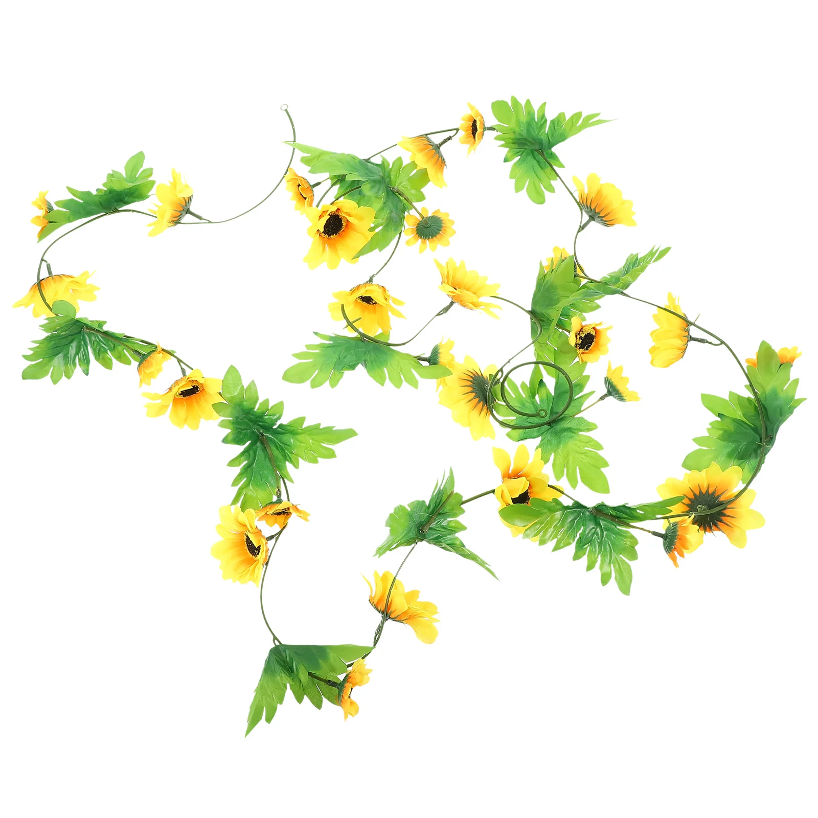 

Artificial Sunflower Garland Vine Lifelike Faux Flower Hanging Spring Summer Decorative Sunflower Vine for Home Decor Wedding