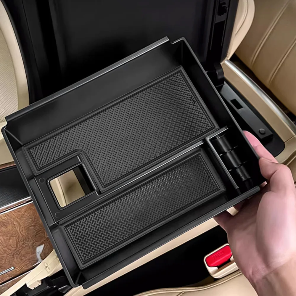 لتويوتا ألارد 30 Vellfire 30 سلسلة 2015-2021 مسند الذراع صندوق صينية تخزين حامل الحاويات منظم الملحقات الداخلية