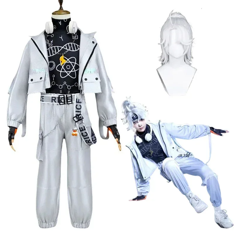 

Identity 5 Luca Balsa Cosplay Prisoner Costume Uniform Wig Anime Halloween High-quality Costumes for Women 2025 Hot Sale