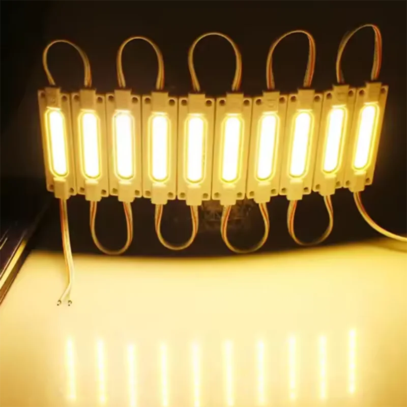2026 new 20pcs/lot injection with lens COB LED module waterproof LED back light backlight for sign channel letter DC12V 2W IP68