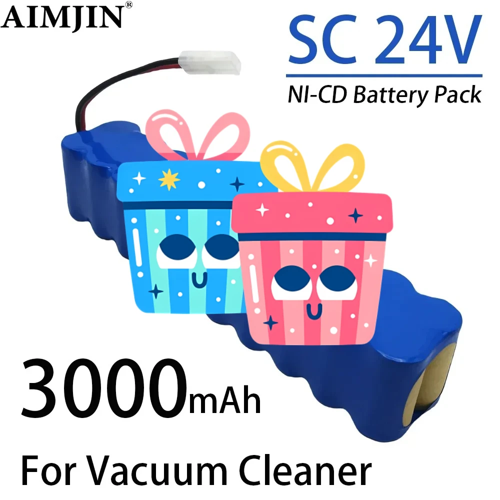 

24V SC Ni-CD Battery Pack 3000mAh for Rowenta CD Vacuum Cleaner Besen Air Force Extreme RH8770 RH8771WS RH877501 RH8779 RH877901
