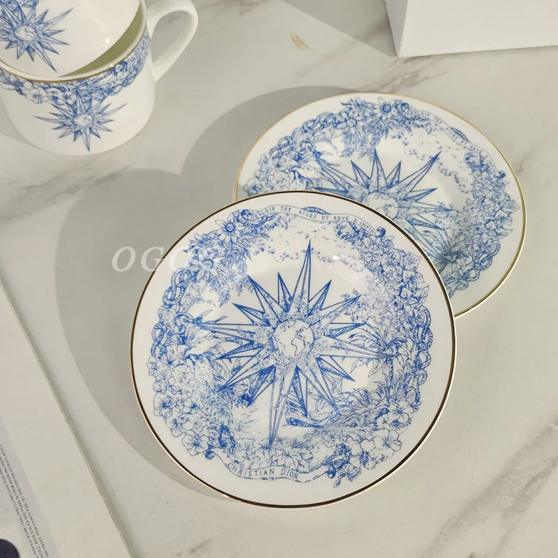 

Premium Bone China Cup and Saucer Set for Coffee and Tea Elegant Porcelain Tableware for Gift
