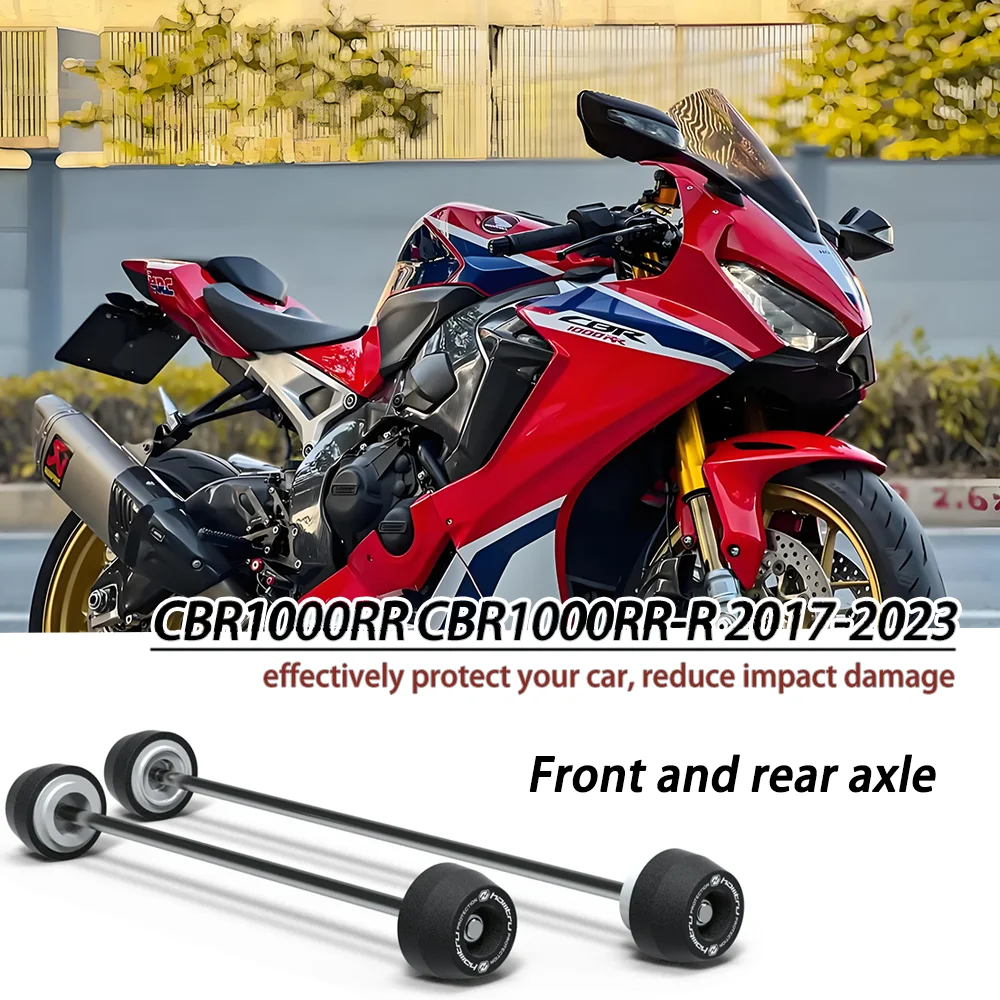 

For Honda CBR1000RR-R SP 2020-2023 Front Rear Wheel Spindle Crash Protection CBR1000RR CBR1000RR SP 2017-2023 / CBR1000RR-R