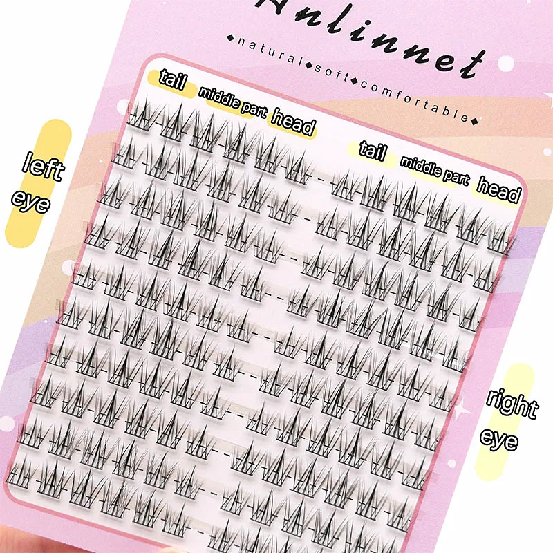 10 row3d cílios mistos macios e confortáveis dramatização mangá pessoal maquiagem natural extensões de cílios postiços