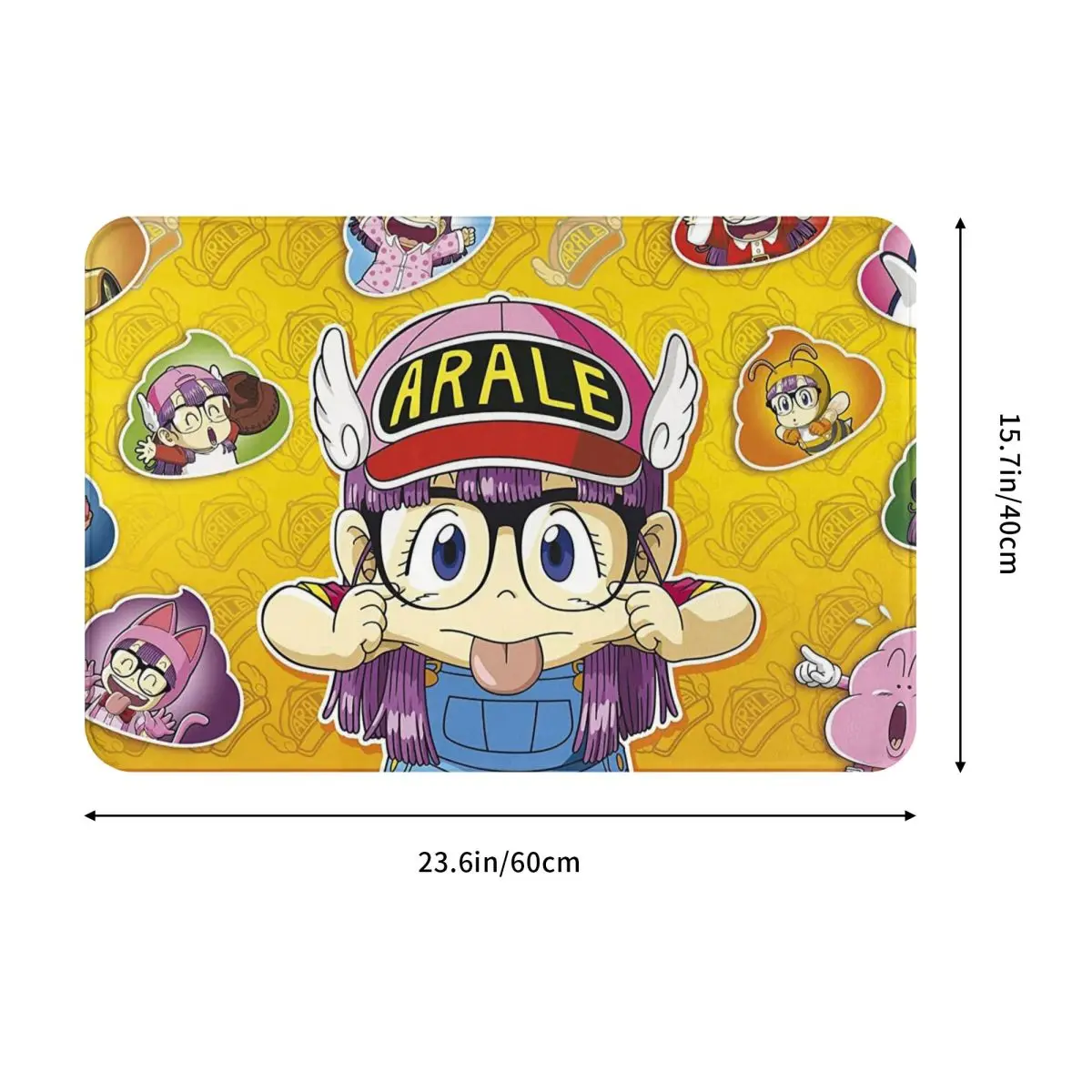 Dr.slump Anime Bathroom Non-Slip Carpet Arale Funny Bedroom Mat Entrance Door Doormat Home Decor Rug