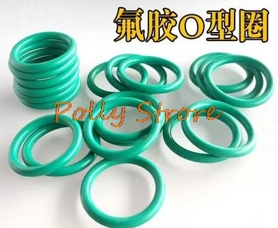 O-ring meccanico in gomma al fluoro da 10 pezzi 10/11/12/13/14/15/16 mm diametro esterno x 3,1 mm di spessore