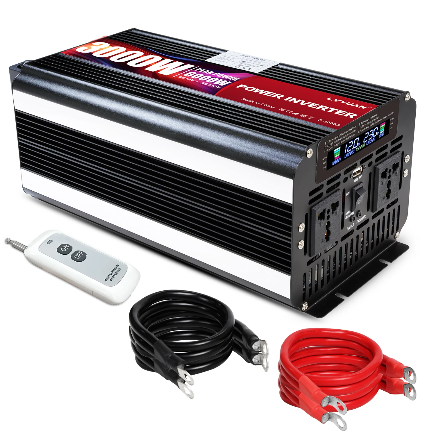 

Modified Sine Wave Inverter 3000w 6000w High Power DC12V 24V 48V 60V Dc To Ac Inverter