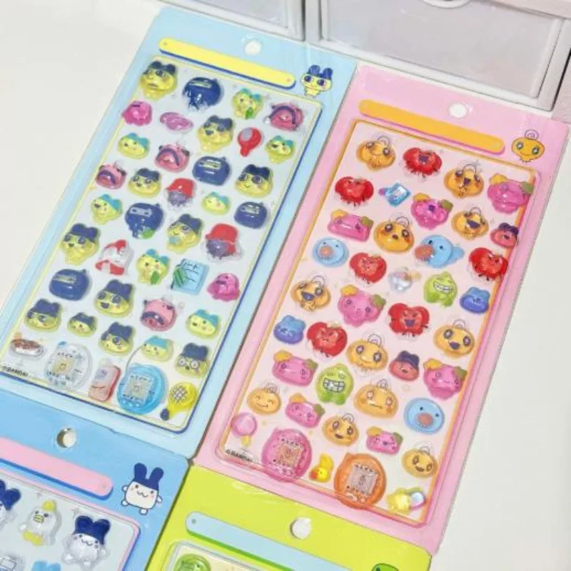 

2025 Hot Acrylic Toma Songzi three-dimensional embossed sticker, student decorative sticker, transparent cartoon crystal sticker