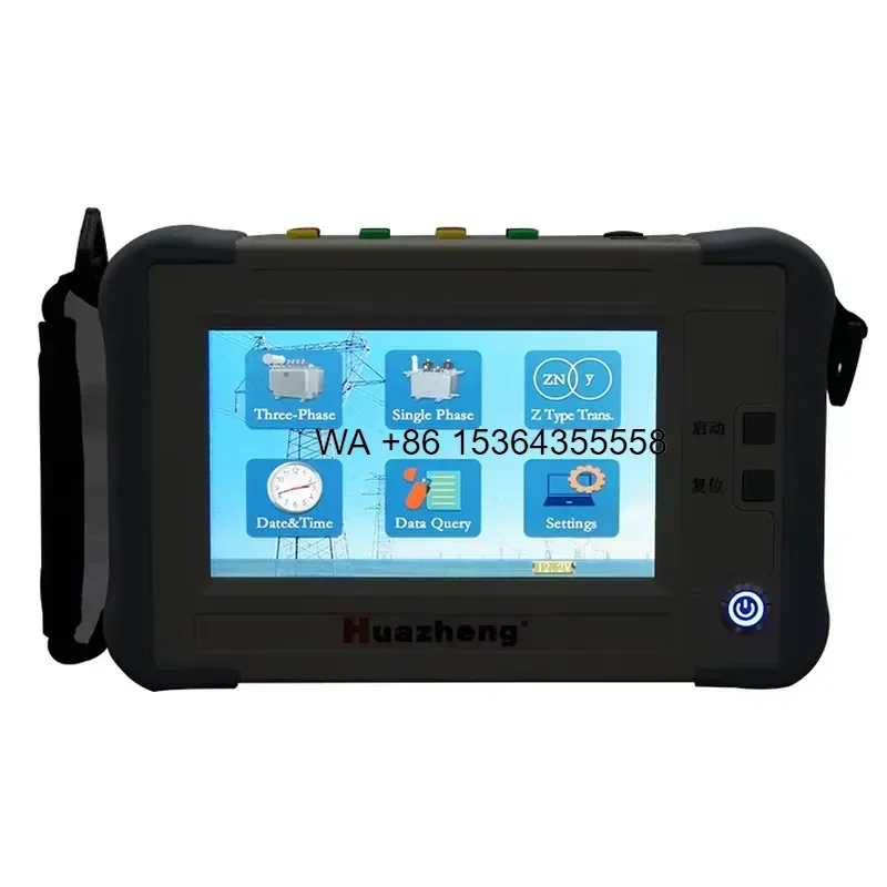 Wmwmnu Portable Automatic Transformer Turns Ratio Tester TTR Meter High Accuracy Ratio Range 0.8 to 10000 Unit