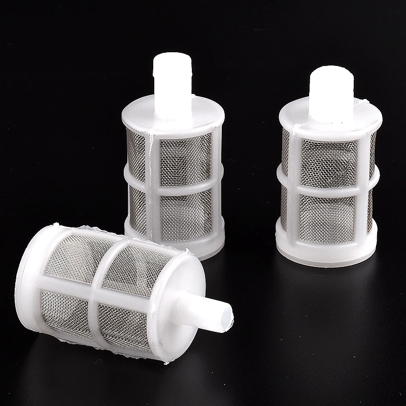 1~3Pcs Garden Fish Tank Filter Aquarium Water Tank Inflow Inlet Stainless Cylinder Filter Mesh Watering Hose Connector
