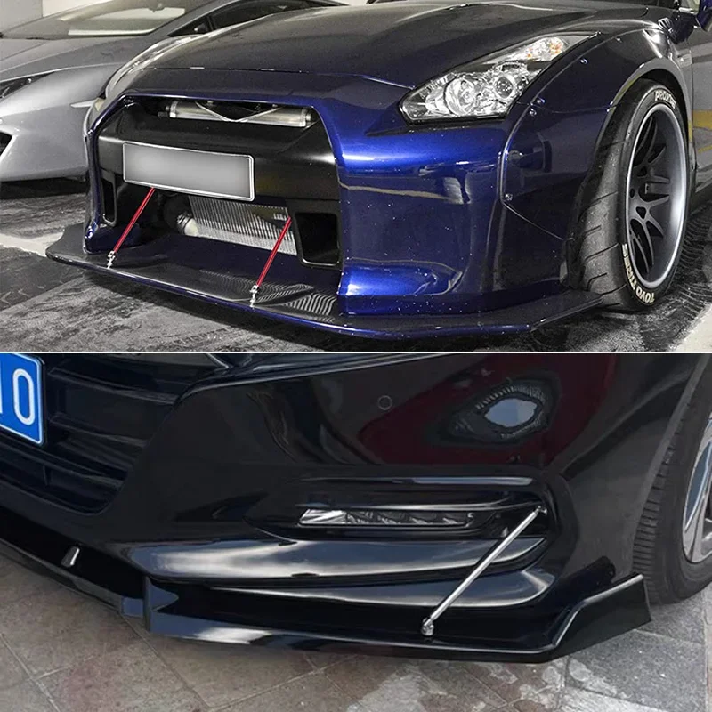 200mm Universelle Auto-Trennstange, Verstellbarer Edelstahl-Frontstoßstangen-Lippen-Stützstangen-Kit für Rennsport, ohne Bohren von Löchern – Detail 3