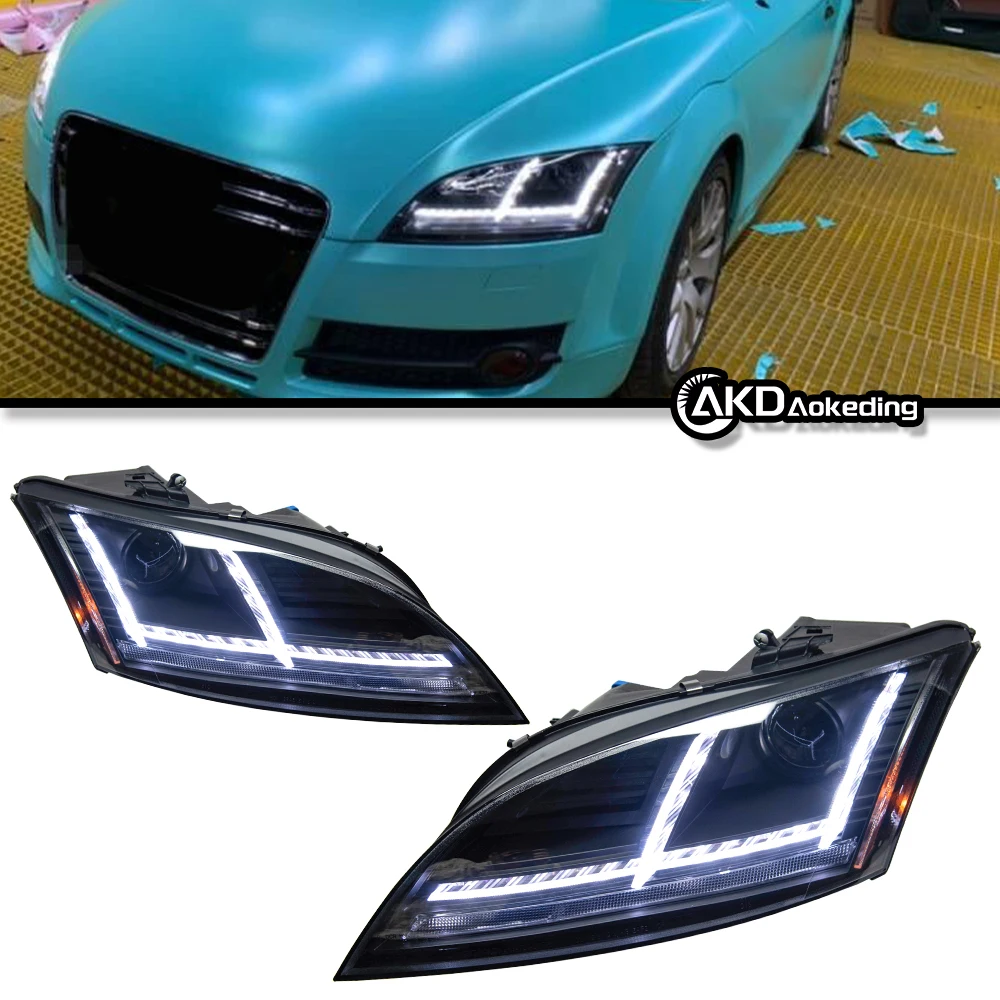 

Auto Parts For Audi TT Headlights 2006-2012 Styling LED Daytime Lights Dynamic Signal Lamp Car Accesorios Modified