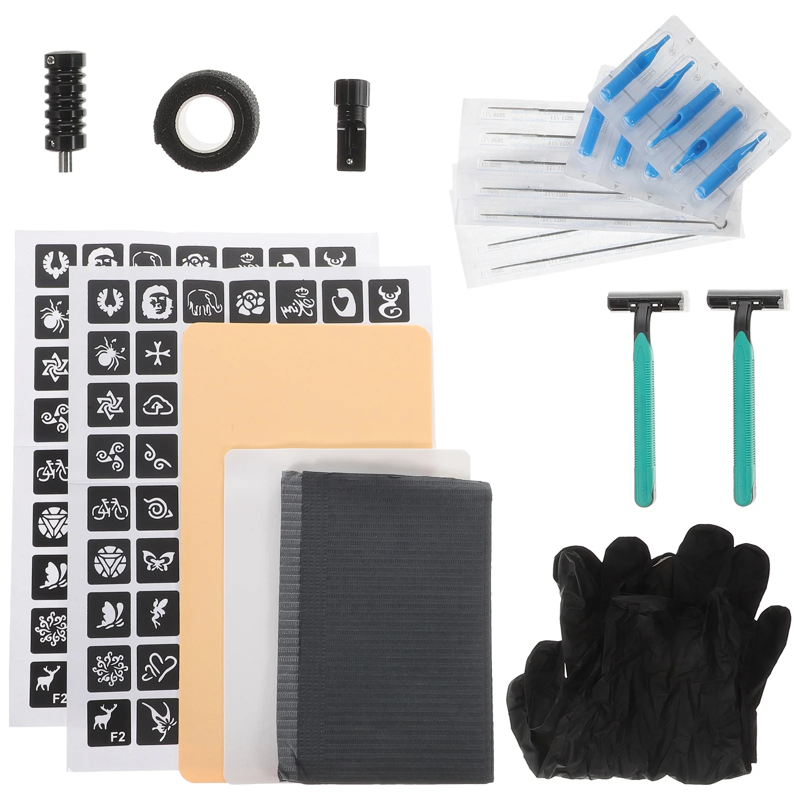 

1 комплект, набор для татуировок, многофункциональный держатель для ручек, легкая портативная подставка для ручек для татуировки, набор стартовых инструментов для татуировки «сделай сам»