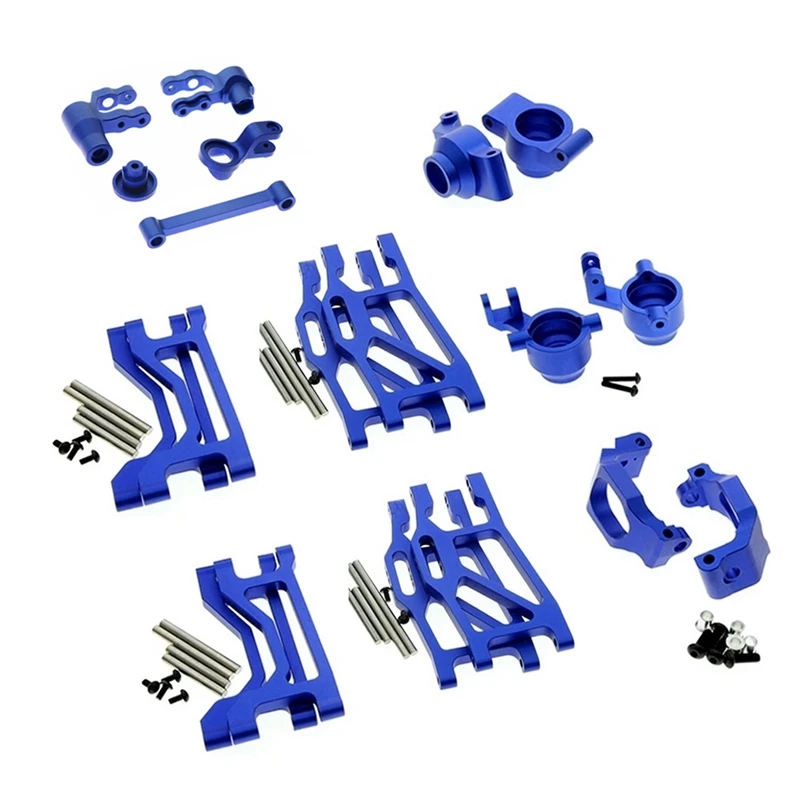 

1 Set Metal Upgrade Parts Kit Suspension Arm Steering Block For 1/10 Traxxas Maxx Monster Truck Upgrades Accessories