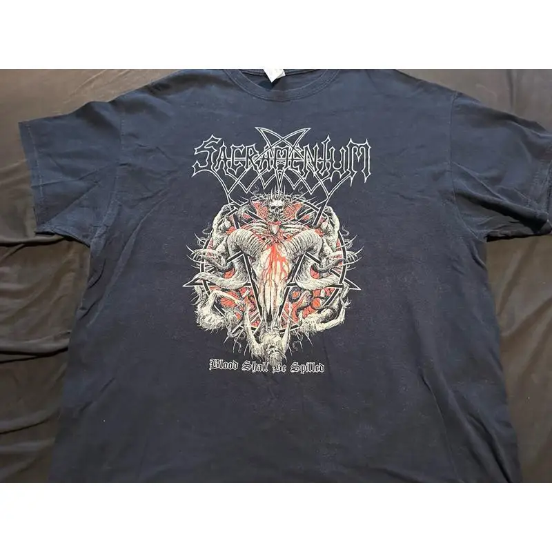 Sacramentum Blood Shall Be Spilled XL Dissection Dawn Necrophobic Thulcandra T shirt