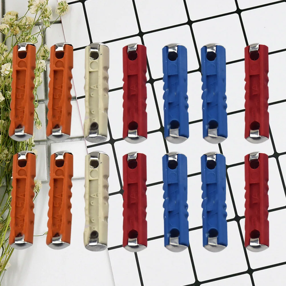

50Pcs Car Fuse Set Bakelite Zinc Sheet Quick Detection Overload Protection Waterproof Easy Install Multiple Vehicles