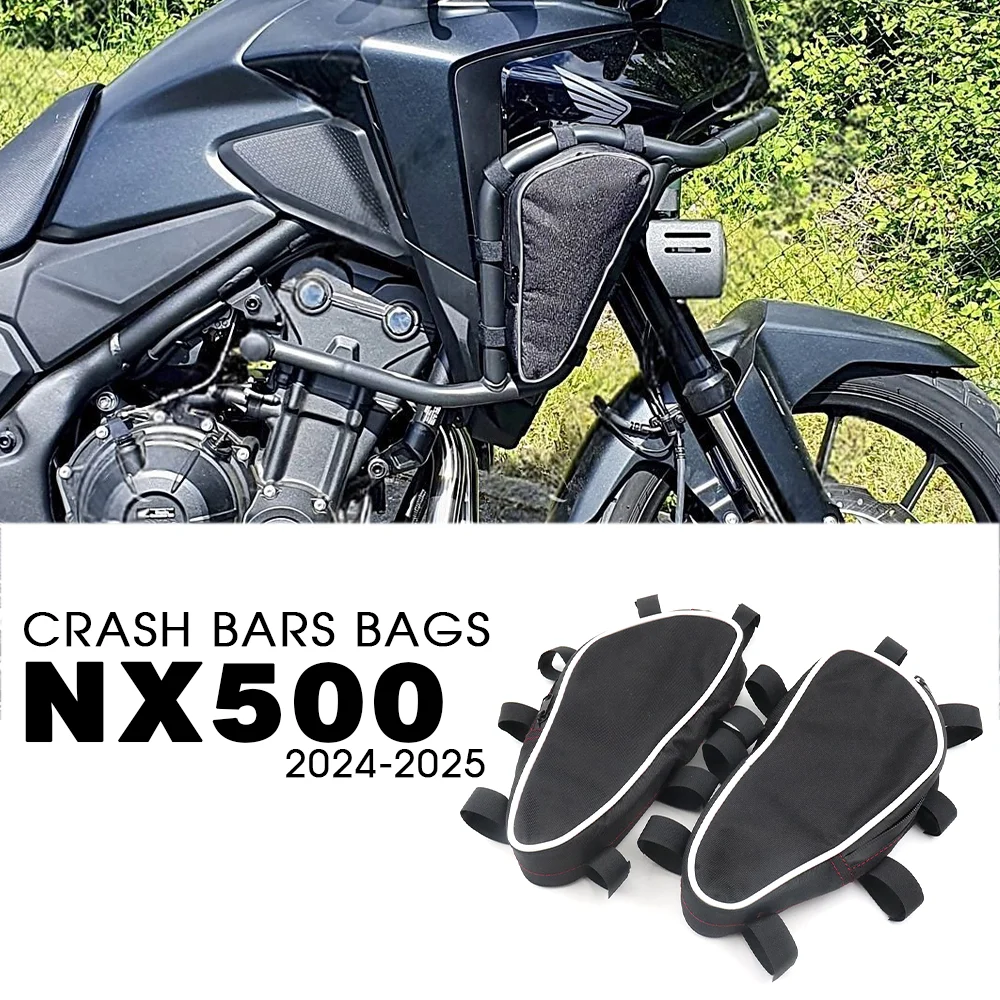 

For HONDA NX500 500NX Bags For Crash Bars Compatible With NX 500 NX500 2024 2025 Frame Crash Bars Bag Original Bumper Bag