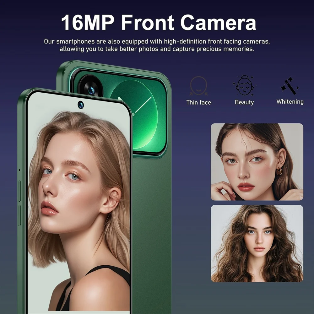 CHOTOG New Cell Phone 17 Pro Max Mobile Phones Android 5G 7.3 HD Smartphone 22GB 2TB 7800mAh Octa Core Unlock Dual SIM 16+48MP Camera