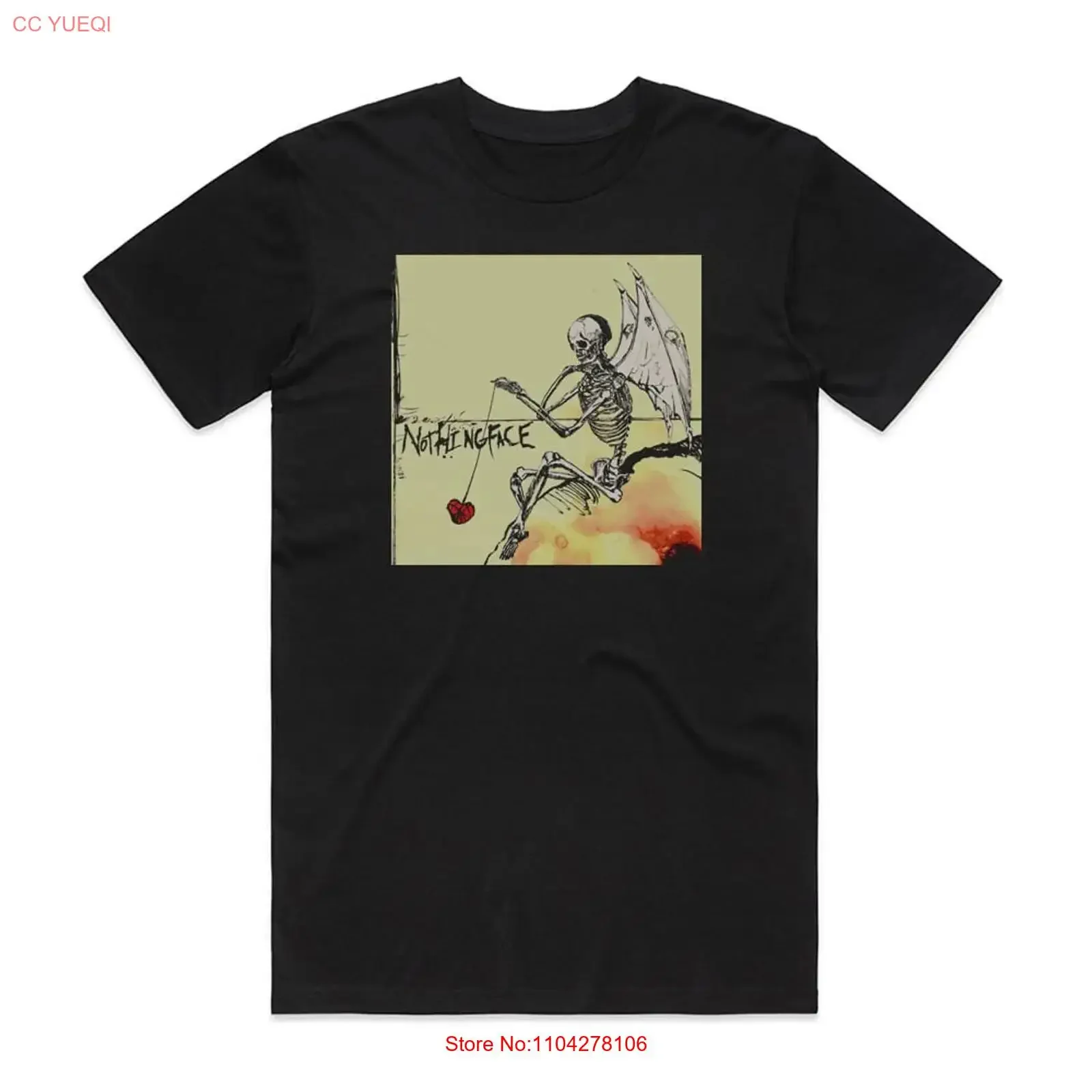 Nothingface Skeletons Album Cover For Fan Cotton All Size T Shirt LI1881 vintage Washed Breathable Stylish Slightly Unisex