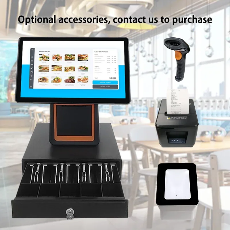 Android Dual Sim Elo Touch Pos Kits Terminal Billing Machine Pos Systems