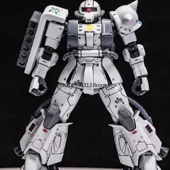 HG 1/144 조립 모델 키트, 화이트 울프 MS-06R-1A Zaku 2 컬렉션 액션 피규어 로봇 플라스틱 모델 키트, 취미 장난감 선물 