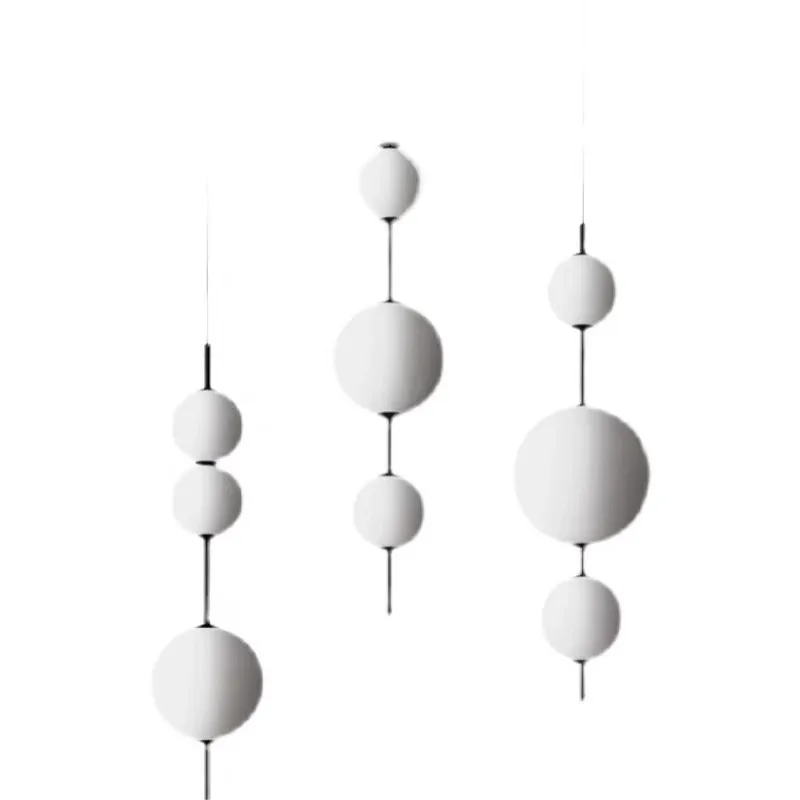 

Round restaurant small chandelier creative ring chandelier designer model room cafe bedroom bedside chandelier