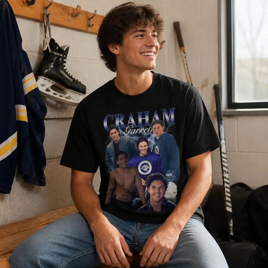 Garrett Graham Off Campus T Shirts Casual Tees Short Sleeve Round Collar T-Shirt Pure Cotton Tops