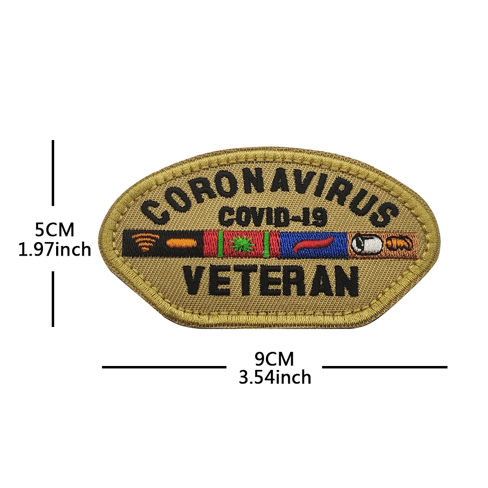 Рисунок 4 - Вышитая повязка на руку Coronavurus