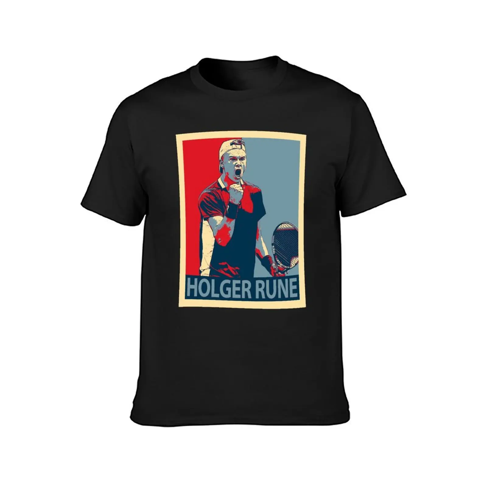 Holger Rune T-Shirt cute clothes blanks plus sizes T-shirt men