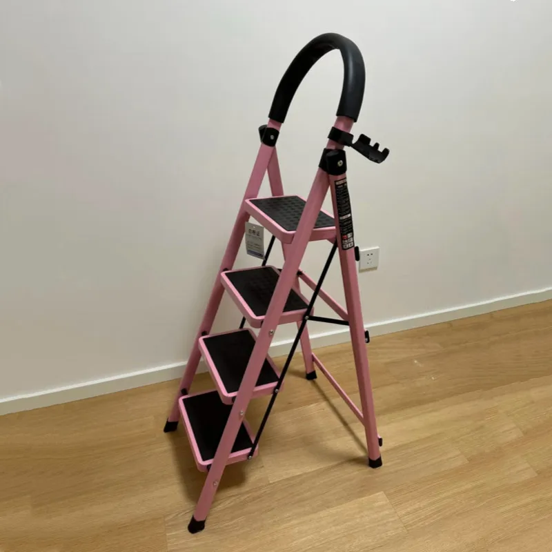 Best Selling Multipurpose Household 2/3/4/5/6 Class Safety Portable Ladder Foldable Steel Folding Household Ladder